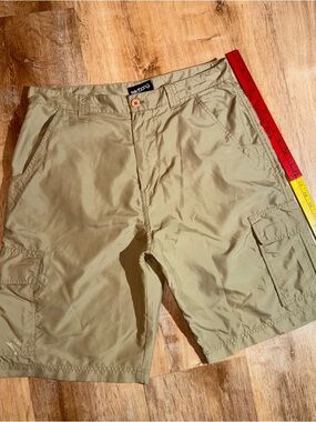 Billabong Vintage Y2K Khaki Cargo Short Men’s Relaxed Skater 34x9 Grunge Skate
